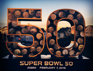 VER Takes the Field for Super Bowl 50 Halftime Show